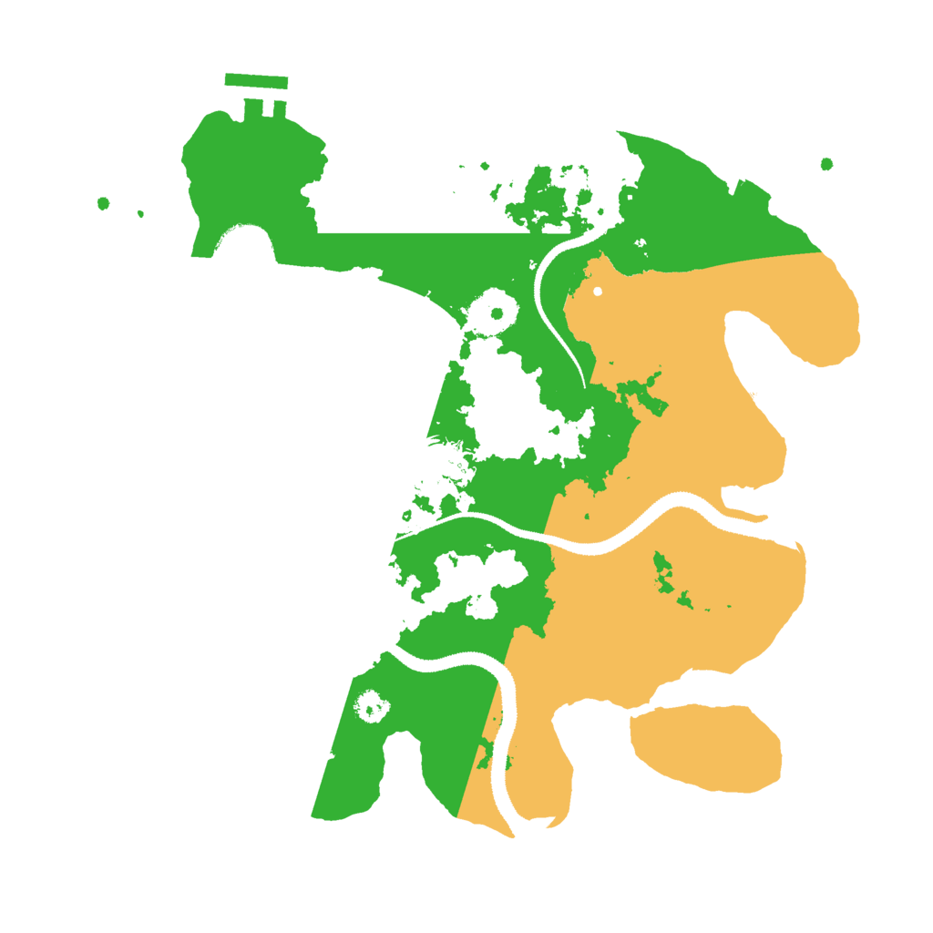 Biome Rust Map: Procedural Map, Size: 3000, Seed: 583166964