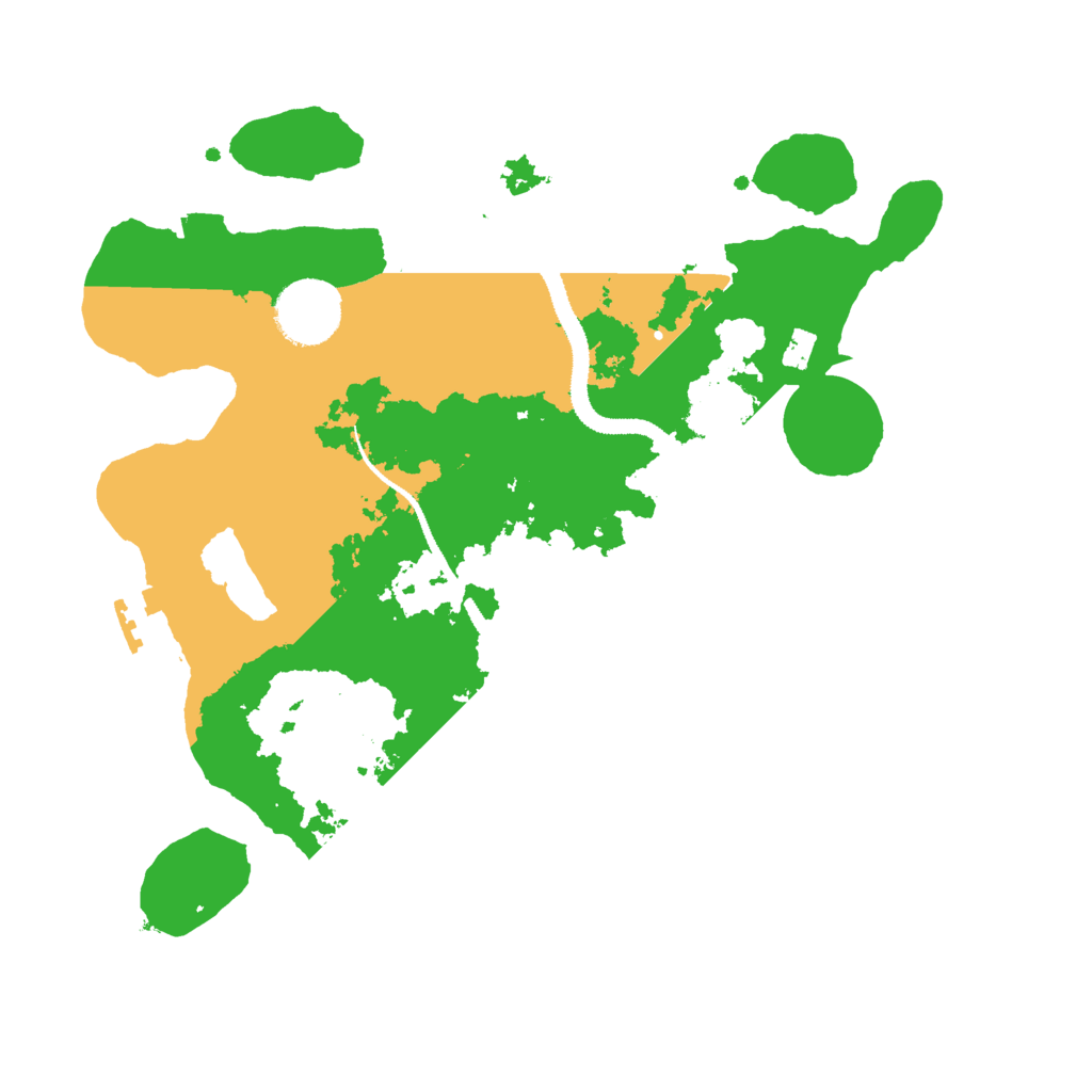 Biome Rust Map: Procedural Map, Size: 3000, Seed: 34747809