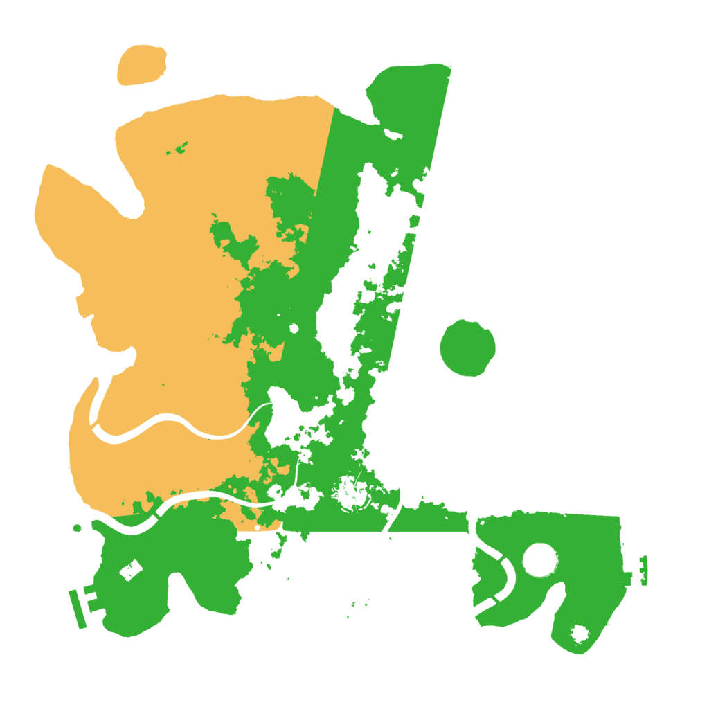 Biome Rust Map: Procedural Map, Size: 3620, Seed: 68567567