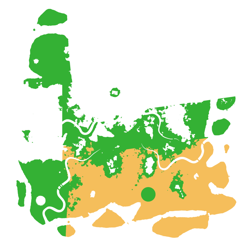 Biome Rust Map: Procedural Map, Size: 4550, Seed: 75051