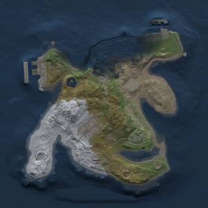 Thumbnail Rust Map: Procedural Map, Size: 2000, Seed: 49000, 6 Monuments