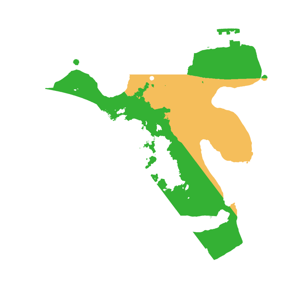 Biome Rust Map: Procedural Map, Size: 2000, Seed: 49000