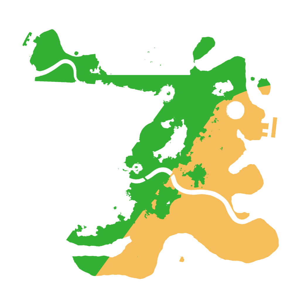 Biome Rust Map: Procedural Map, Size: 3000, Seed: 680873322