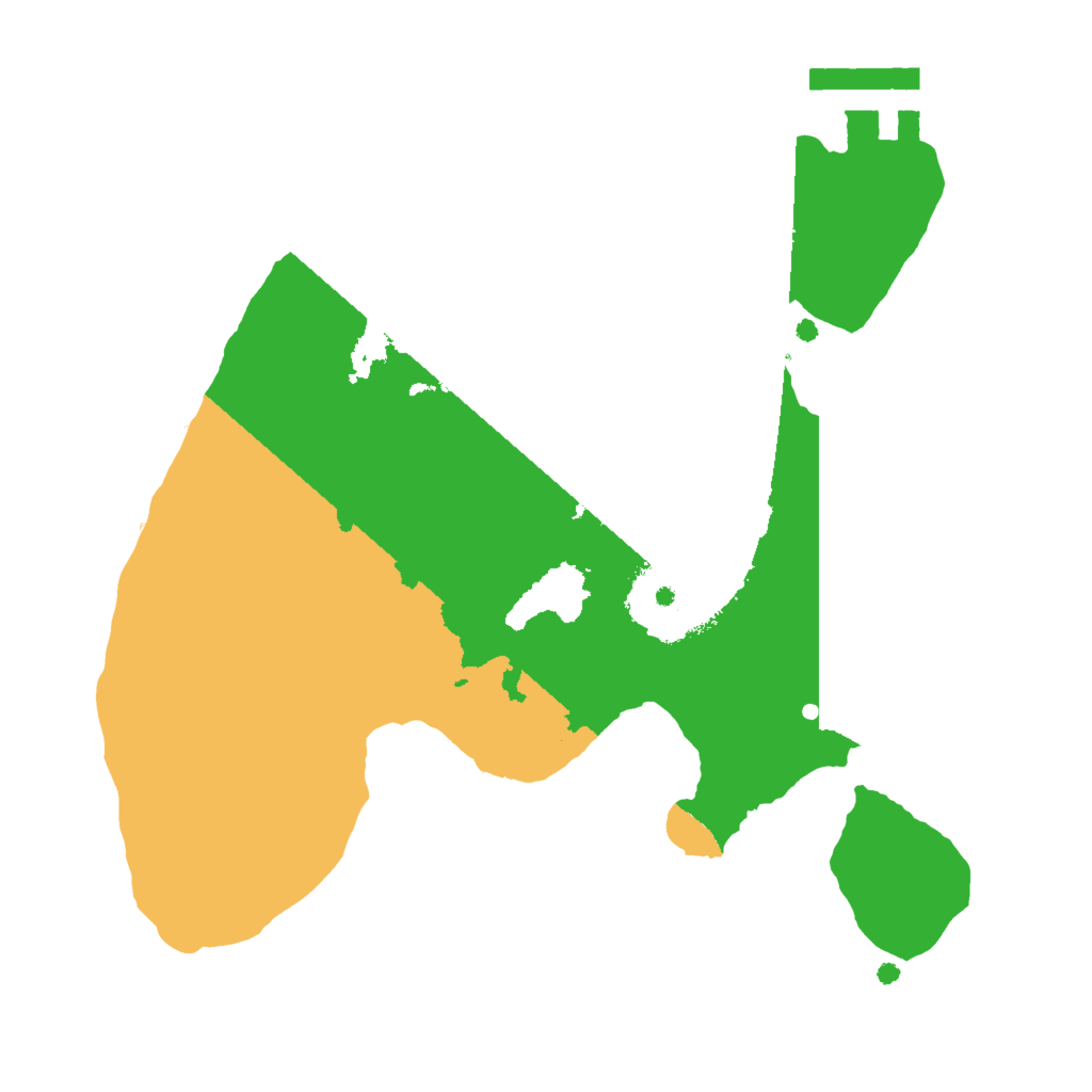 Biome Rust Map: Procedural Map, Size: 2000, Seed: 185834673