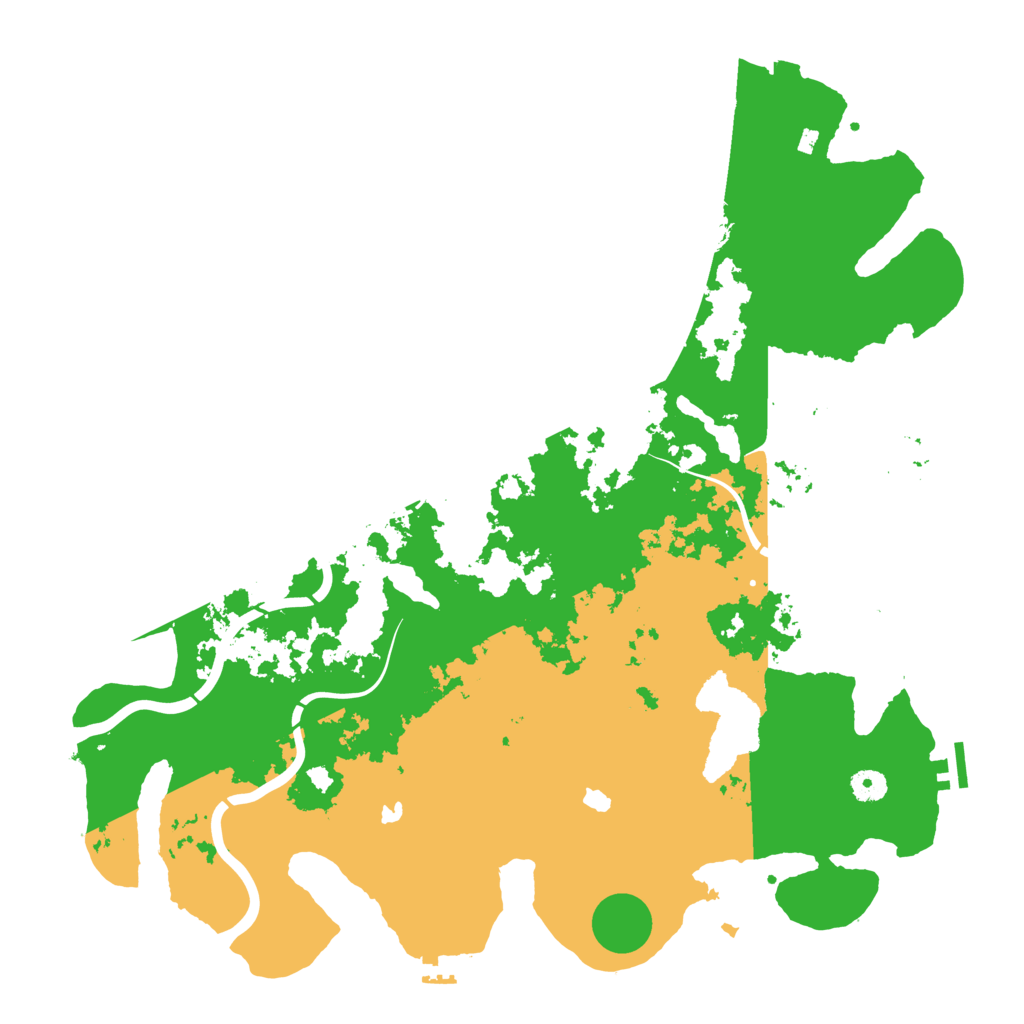 Biome Rust Map: Procedural Map, Size: 4500, Seed: 449070401