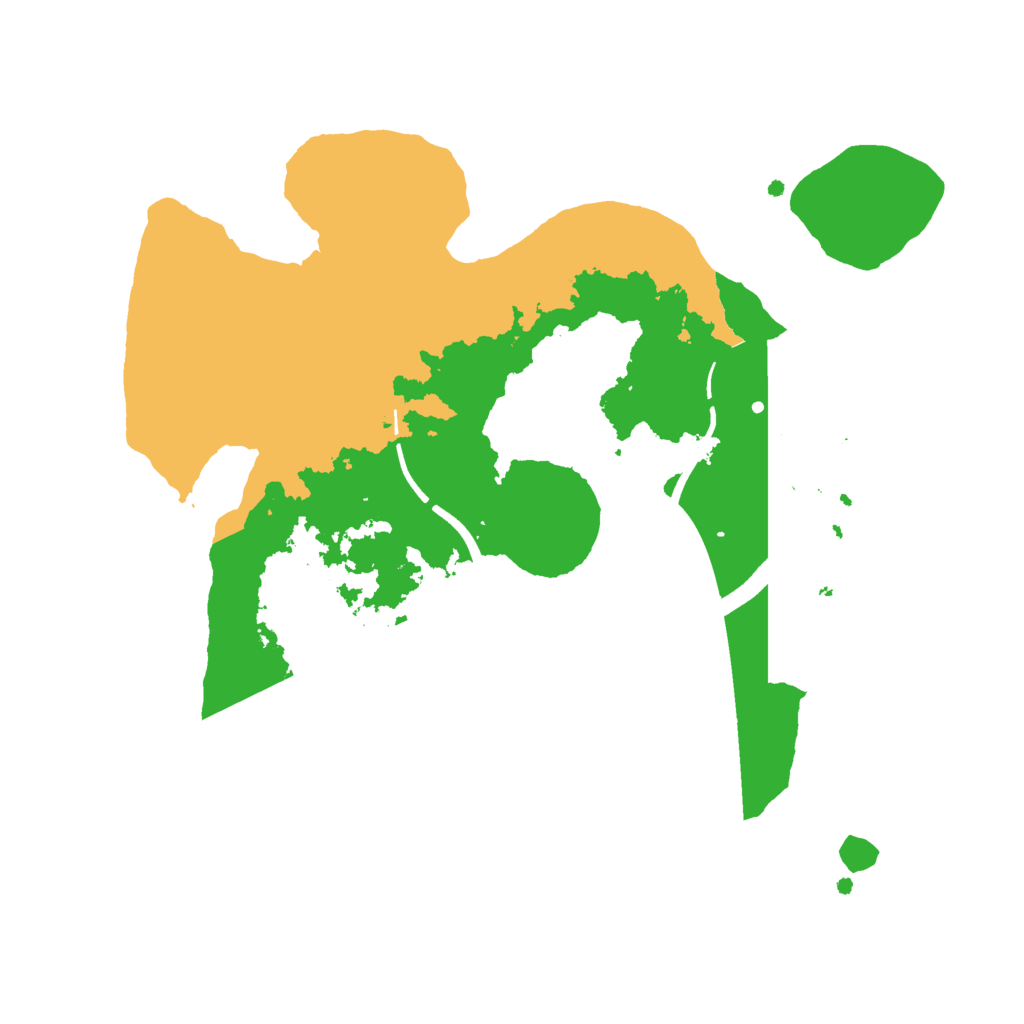 Biome Rust Map: Procedural Map, Size: 2500, Seed: 784853077