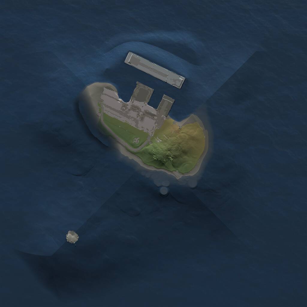 Rust Map: Procedural Map, Size: 1000, Seed: 825327000, 2 Monuments