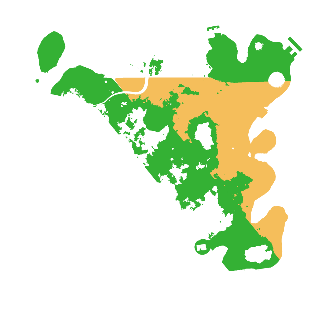 Biome Rust Map: Procedural Map, Size: 3500, Seed: 221128950