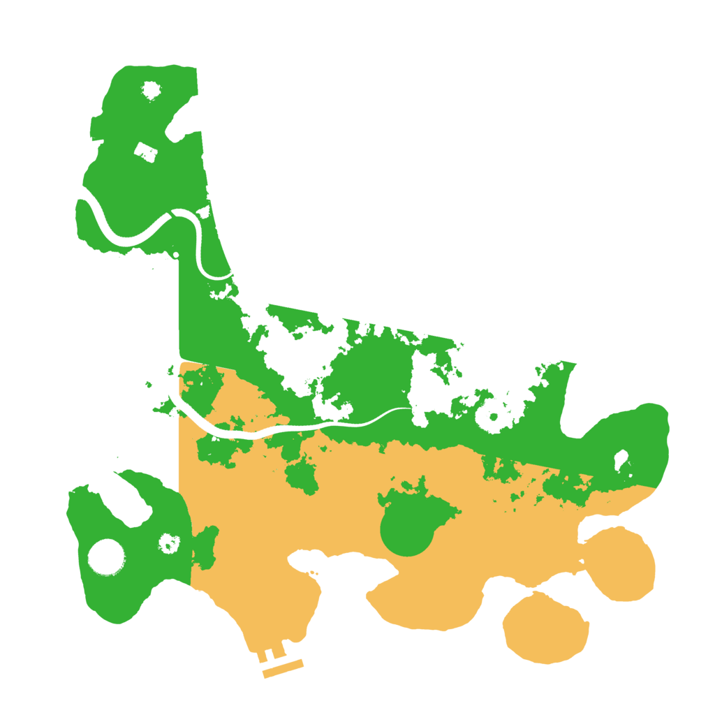 Biome Rust Map: Procedural Map, Size: 3500, Seed: 2915