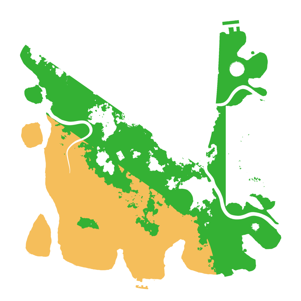 Biome Rust Map: Procedural Map, Size: 3650, Seed: 7563