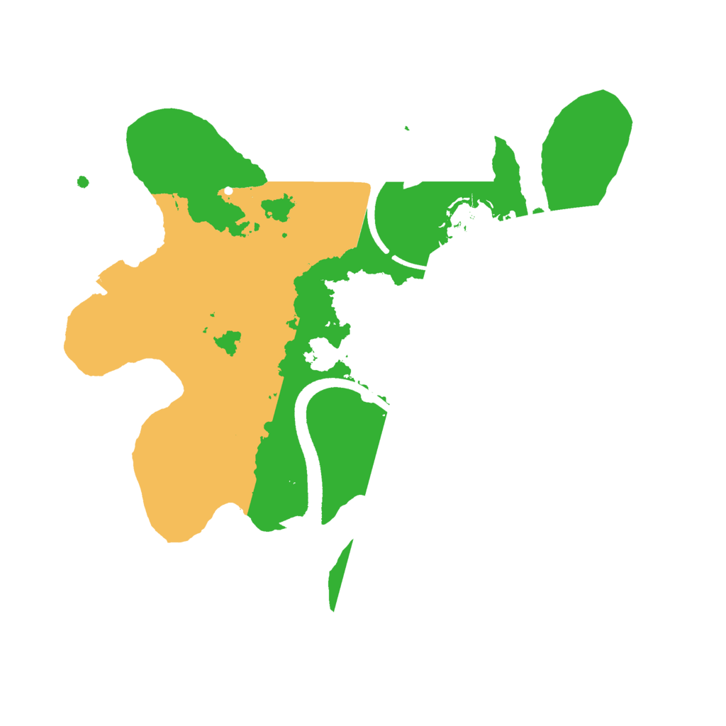 Biome Rust Map: Procedural Map, Size: 2500, Seed: 2025092415