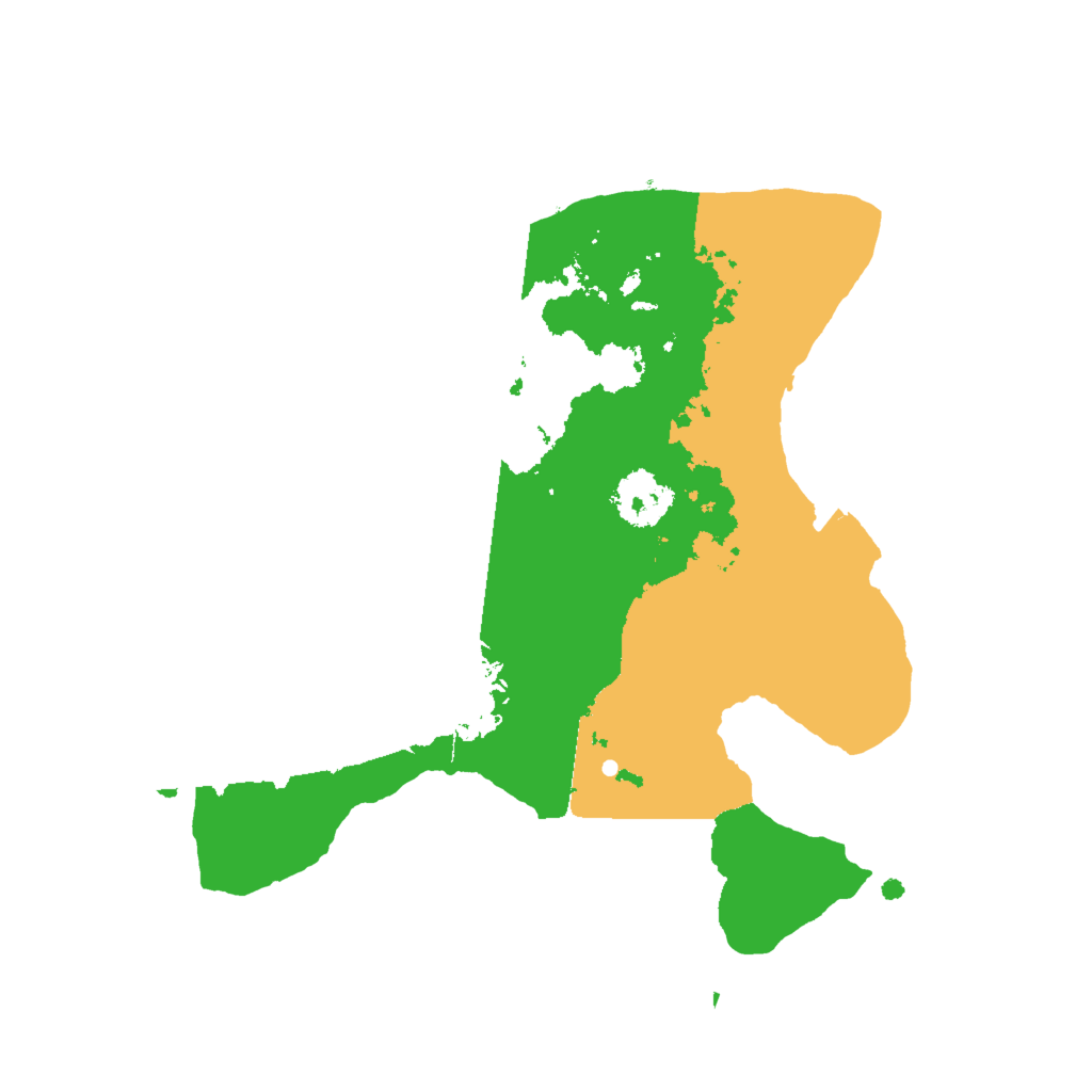 Biome Rust Map: Procedural Map, Size: 2000, Seed: 1544958512