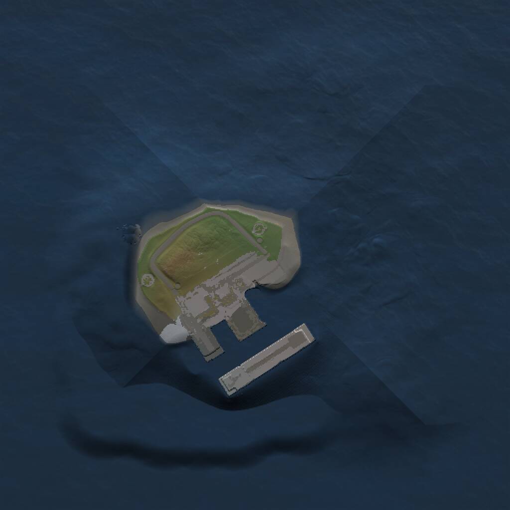 Rust Map: Procedural Map, Size: 1000, Seed: 866458718, 2 Monuments