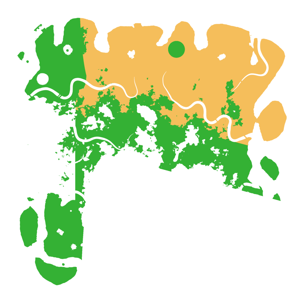 Biome Rust Map: Procedural Map, Size: 4750, Seed: 1235211654