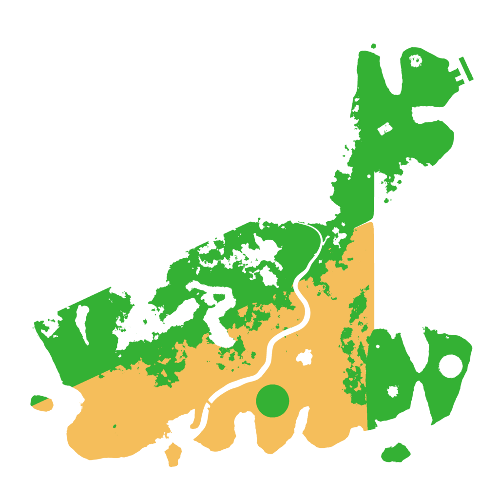 Biome Rust Map: Procedural Map, Size: 4000, Seed: 1296960571