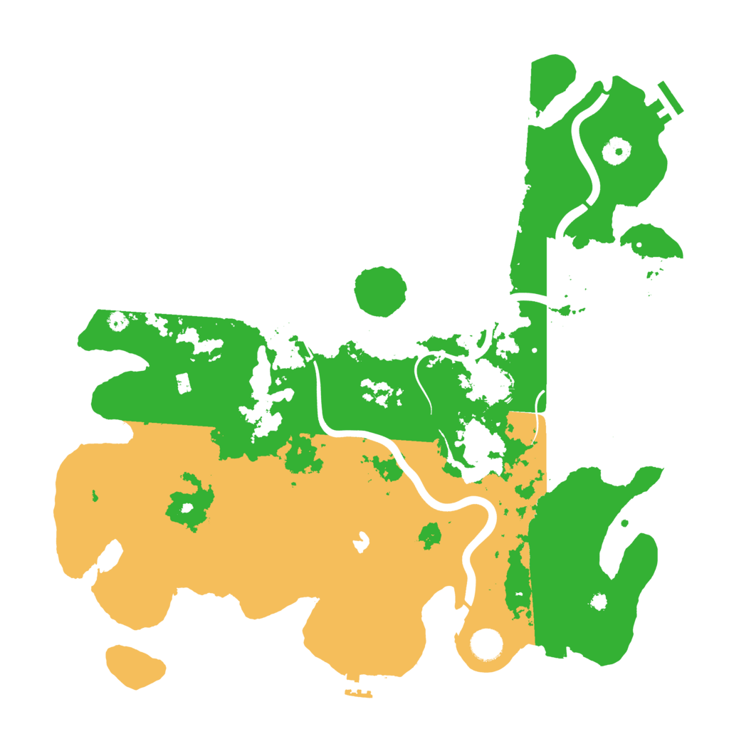 Biome Rust Map: Procedural Map, Size: 4000, Seed: 8425