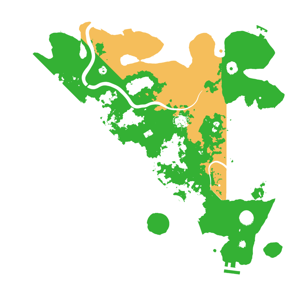 Biome Rust Map: Procedural Map, Size: 3800, Seed: 316000491