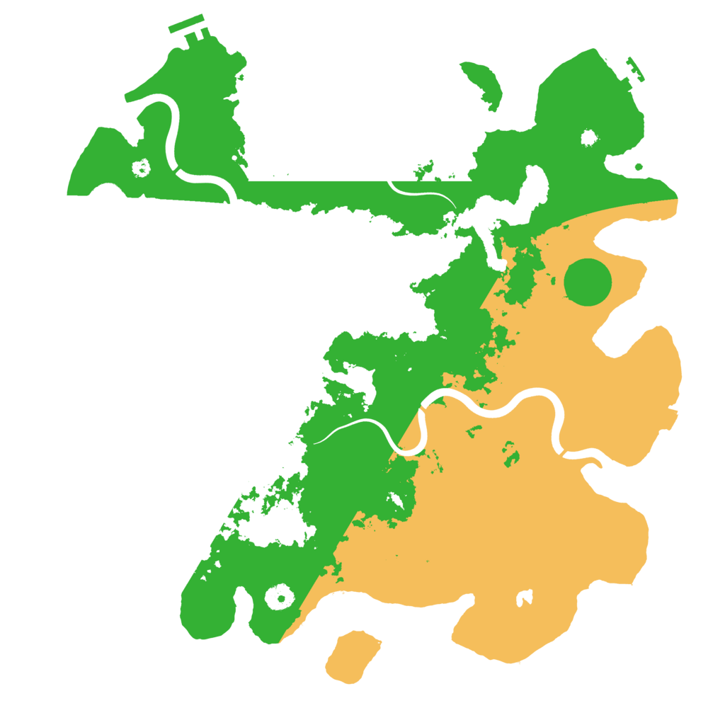 Biome Rust Map: Procedural Map, Size: 4000, Seed: 15302
