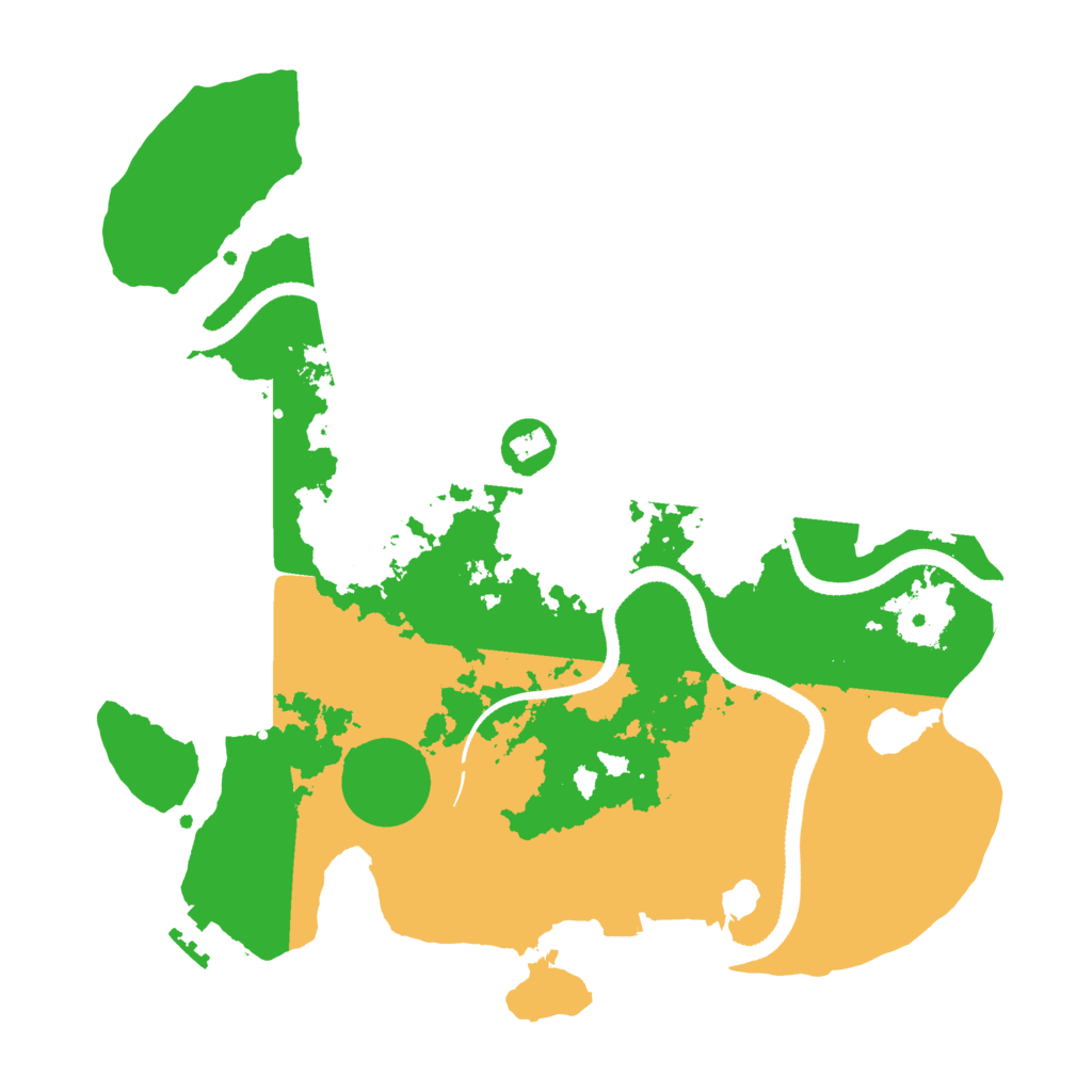 Biome Rust Map: Procedural Map, Size: 3250, Seed: 19698