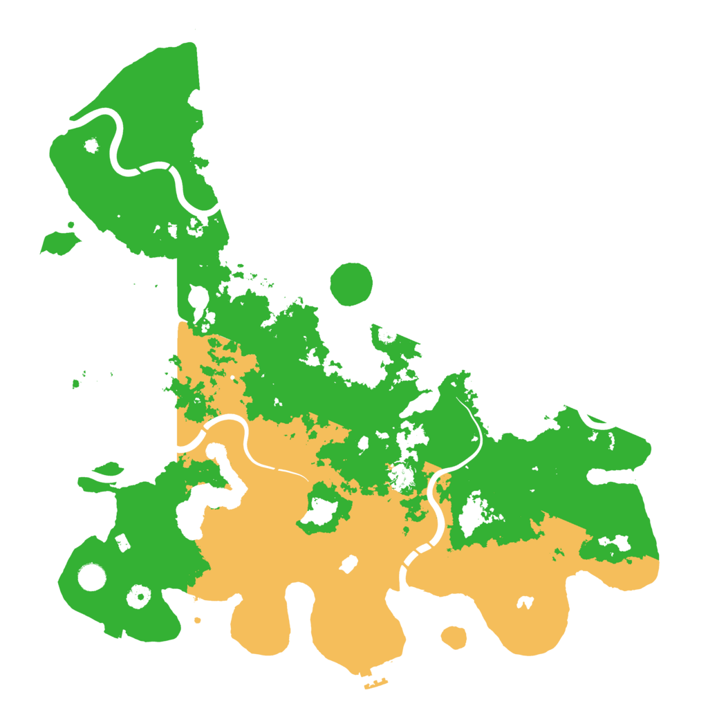 Biome Rust Map: Procedural Map, Size: 4500, Seed: 229390998