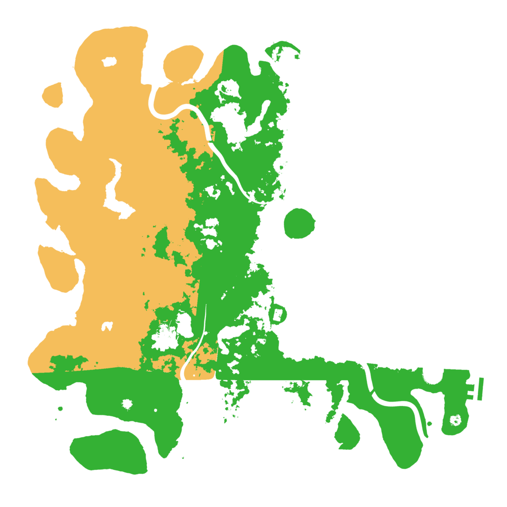 Biome Rust Map: Procedural Map, Size: 4500, Seed: 7859