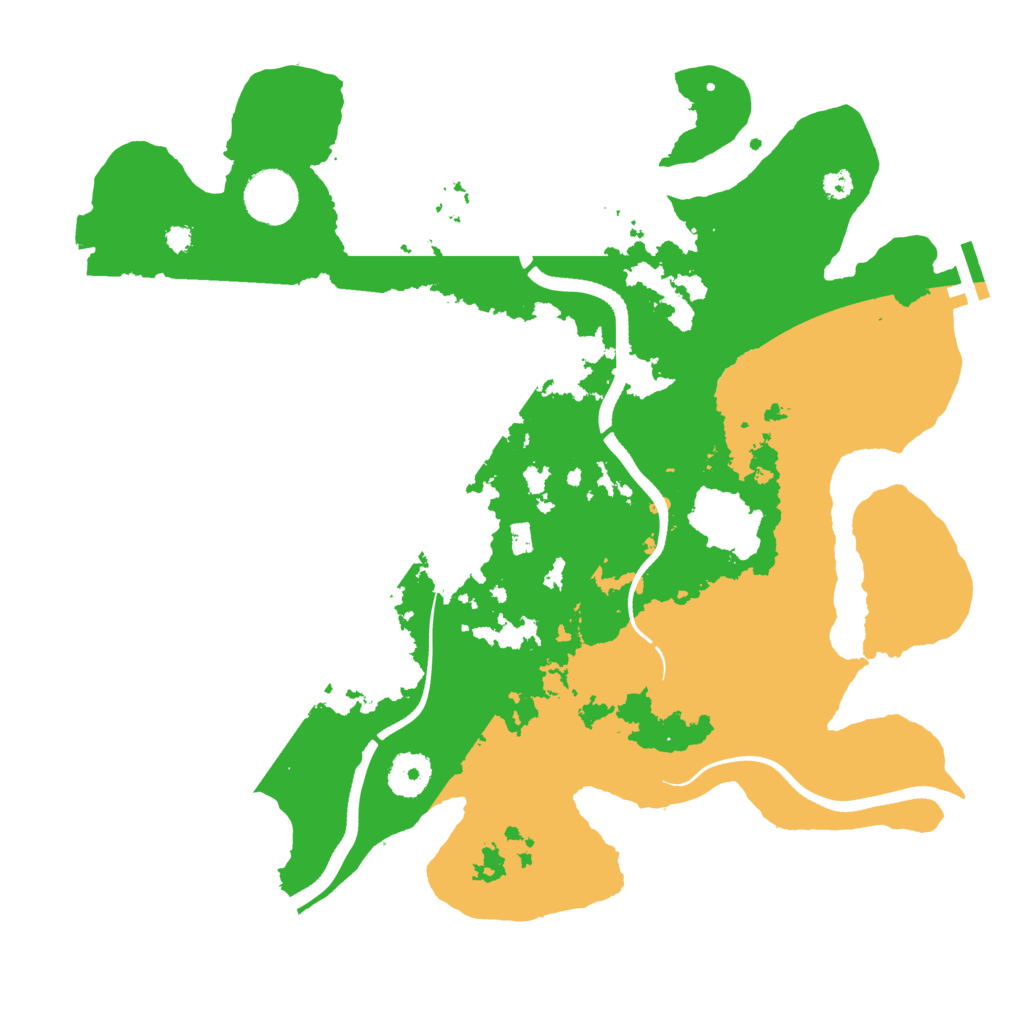 Biome Rust Map: Procedural Map, Size: 3500, Seed: 133641831