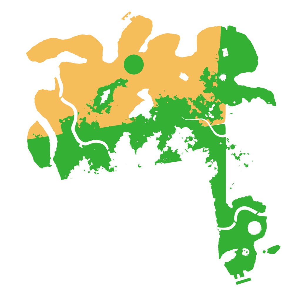 Biome Rust Map: Procedural Map, Size: 4000, Seed: 1127715886