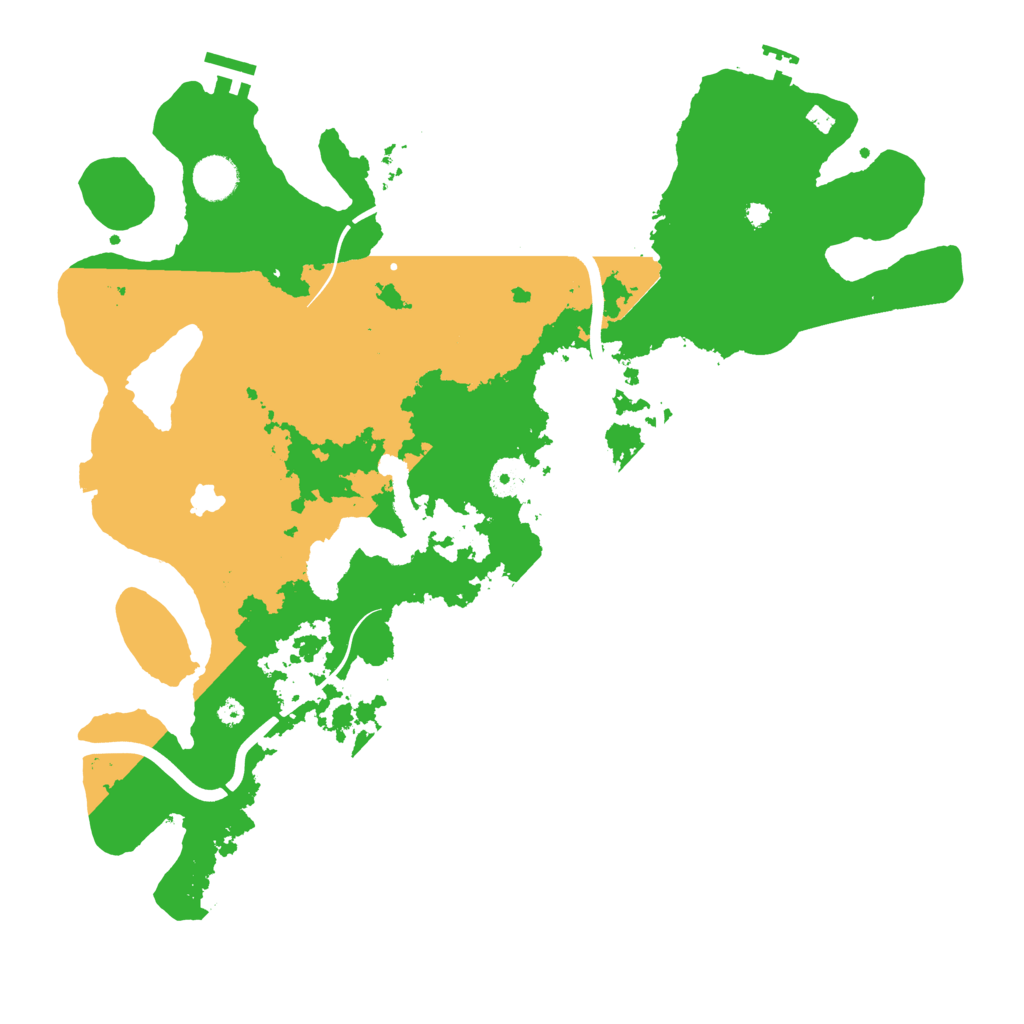 Biome Rust Map: Procedural Map, Size: 4000, Seed: 517180092