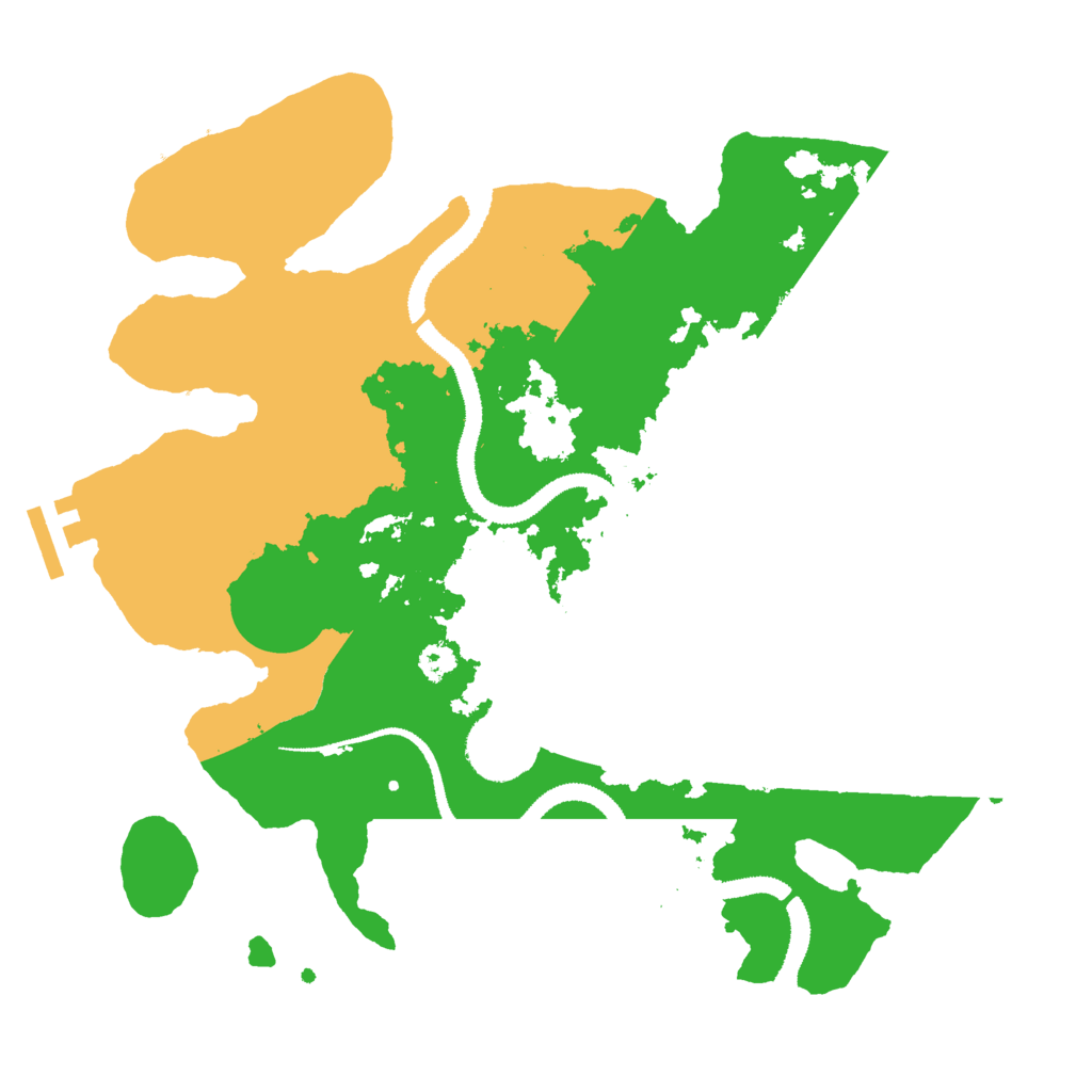 Biome Rust Map: Procedural Map, Size: 3000, Seed: 1271662658