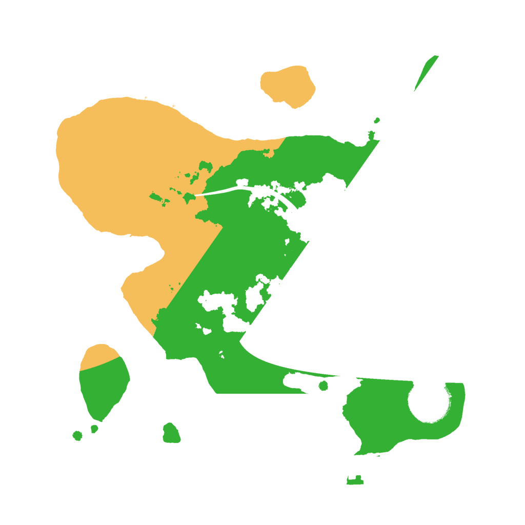 Biome Rust Map: Procedural Map, Size: 2200, Seed: 1271662658