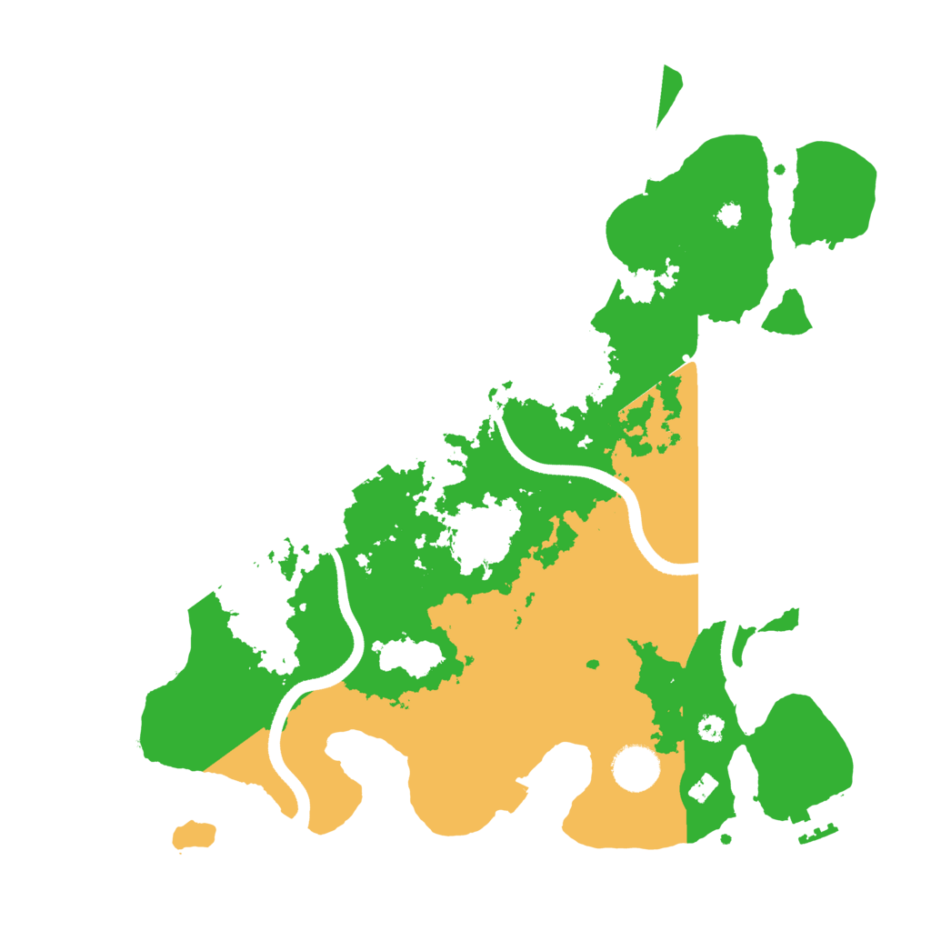 Biome Rust Map: Procedural Map, Size: 3500, Seed: 694459171