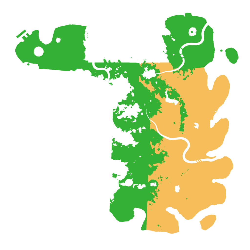 Biome Rust Map: Procedural Map, Size: 4500, Seed: 811061008