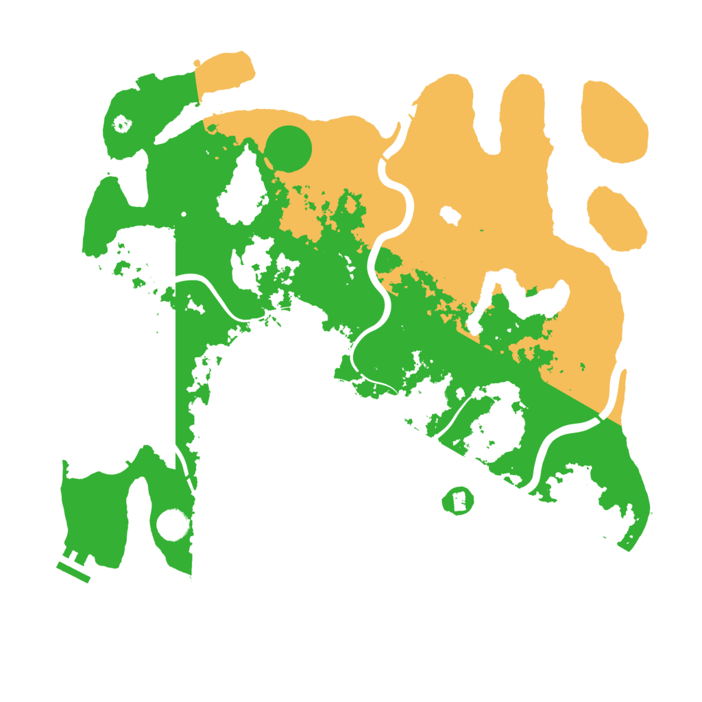 Biome Rust Map: Procedural Map, Size: 4000, Seed: 1364394427