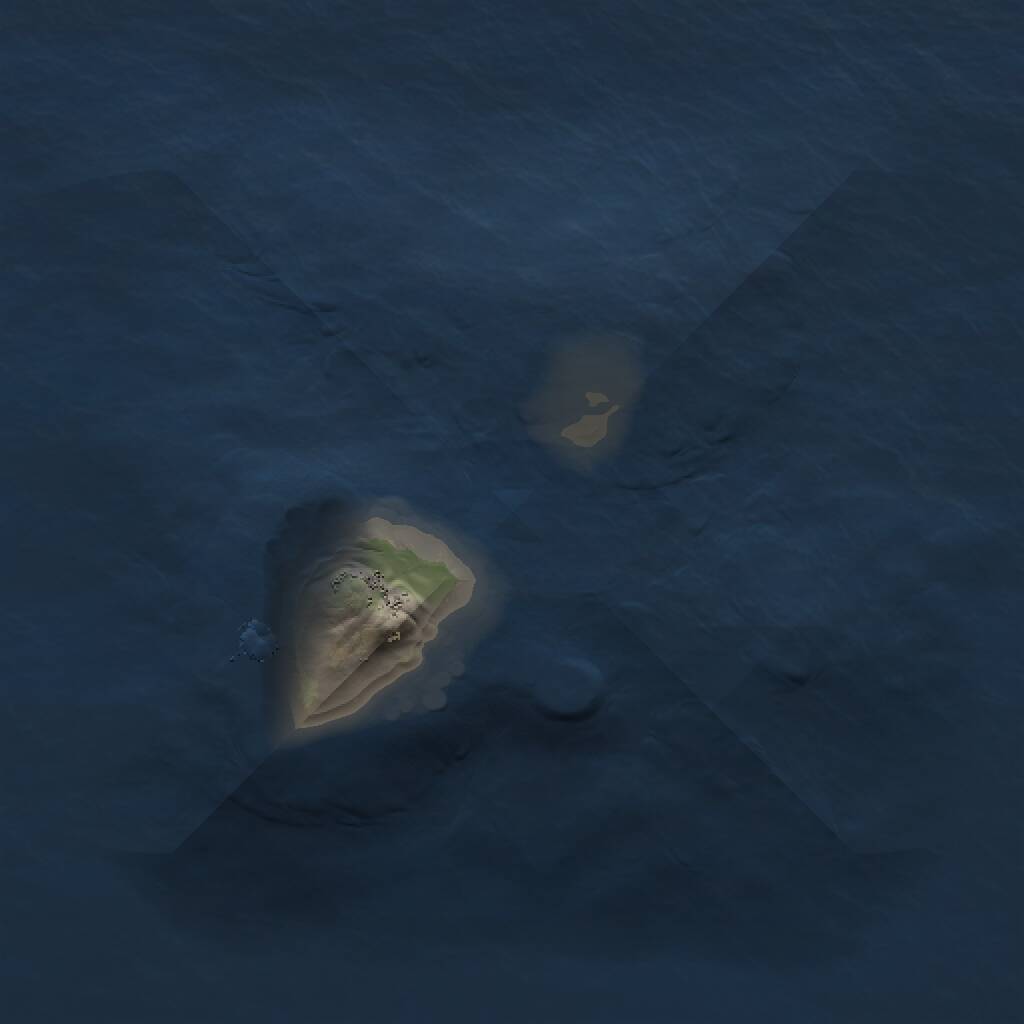 Rust Map: Procedural Map, Size: 1000, Seed: 881819432, 1 Monuments