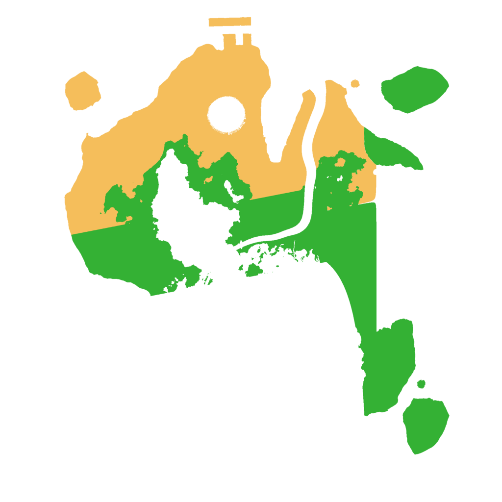 Biome Rust Map: Procedural Map, Size: 2400, Seed: 1562362653