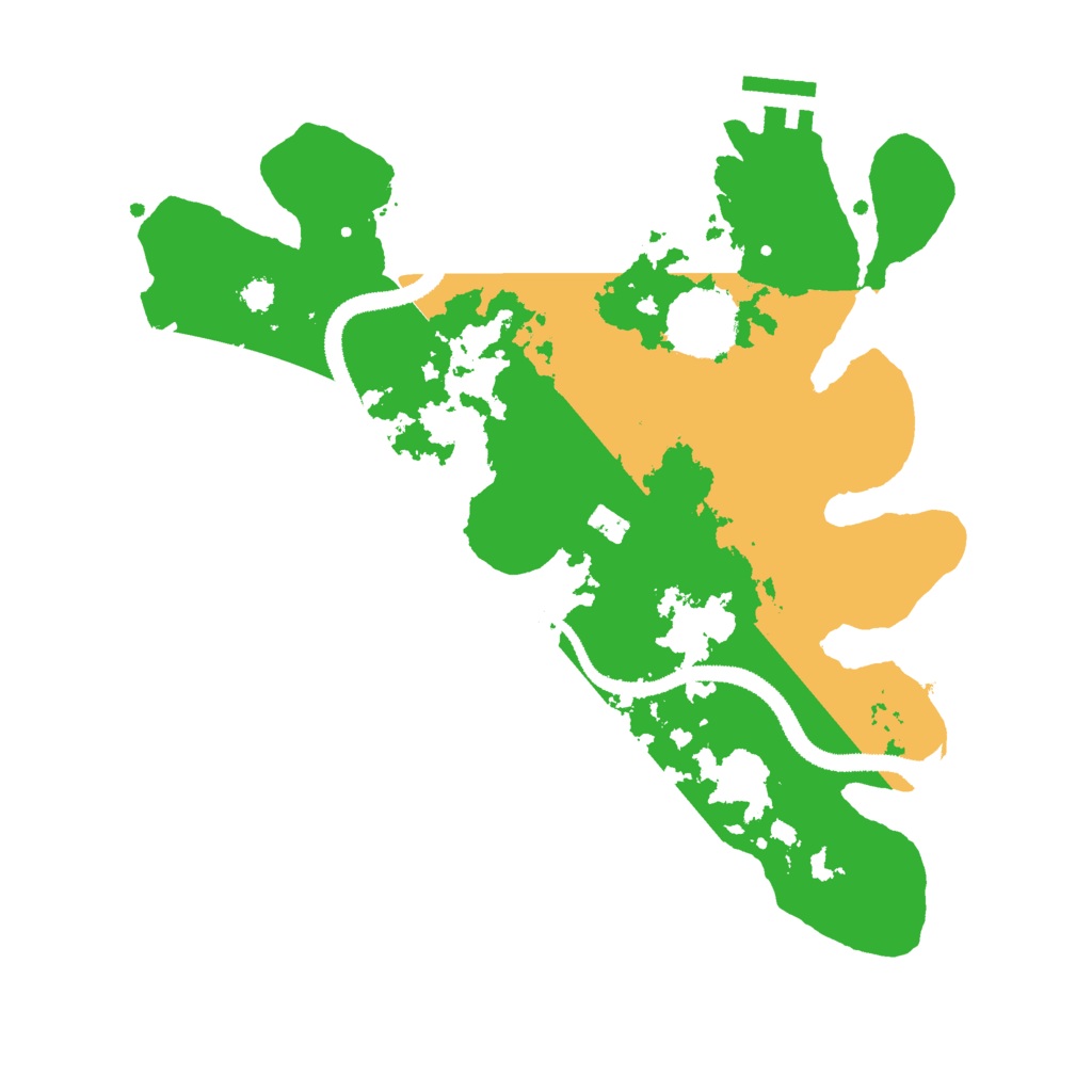 Biome Rust Map: Procedural Map, Size: 3000, Seed: 345677654