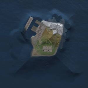Thumbnail Rust Map: Procedural Map, Size: 1000, Seed: 1073111246, 2 Monuments