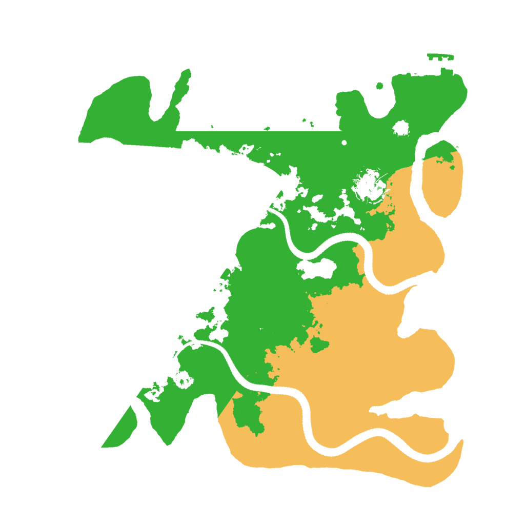 Biome Rust Map: Procedural Map, Size: 3000, Seed: 46846983