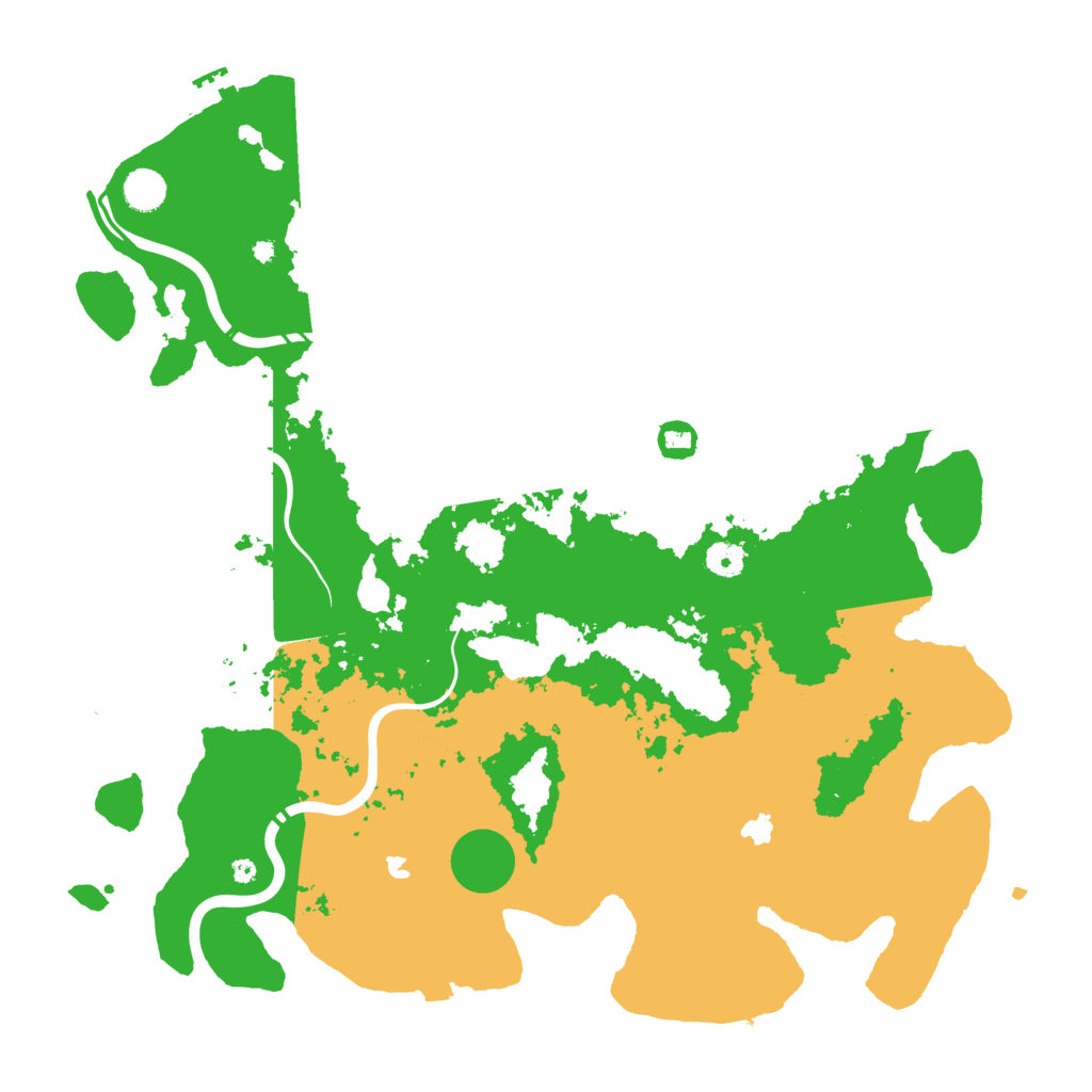 Biome Rust Map: Procedural Map, Size: 4500, Seed: 66863175