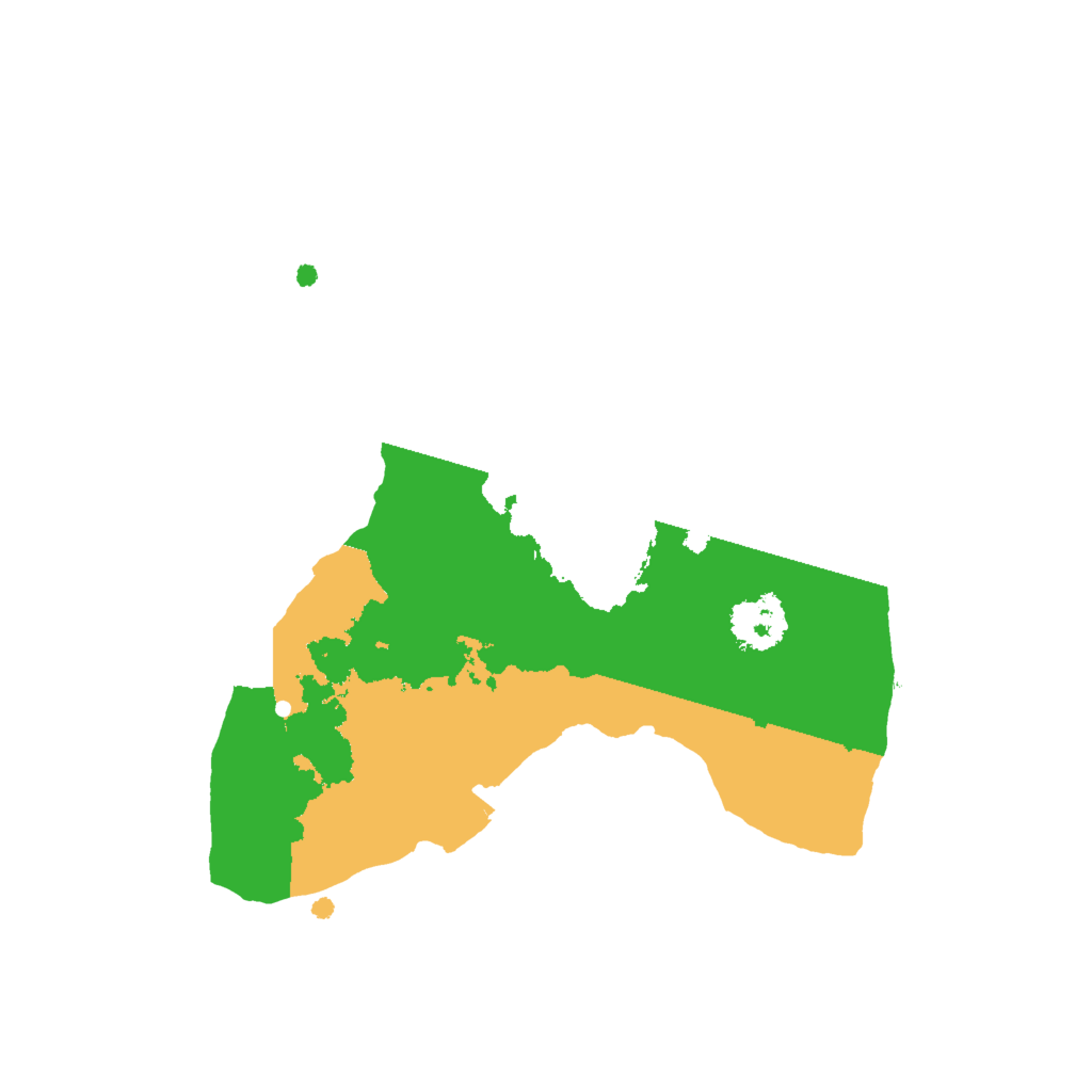 Biome Rust Map: Procedural Map, Size: 2000, Seed: 1906869886