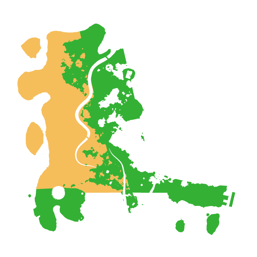 Biome Rust Map: Procedural Map, Size: 3500, Seed: 592650136