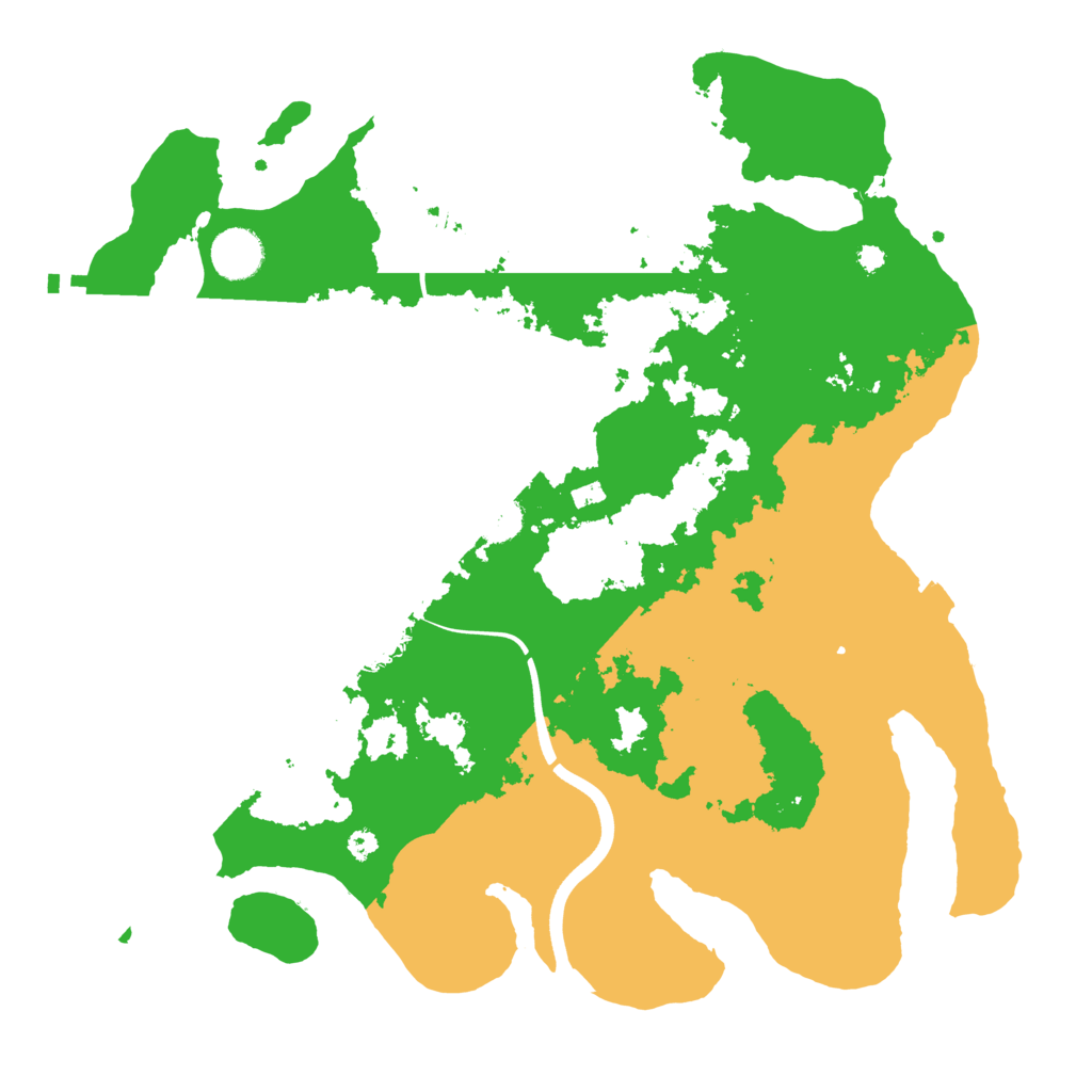 Biome Rust Map: Procedural Map, Size: 3725, Seed: 2