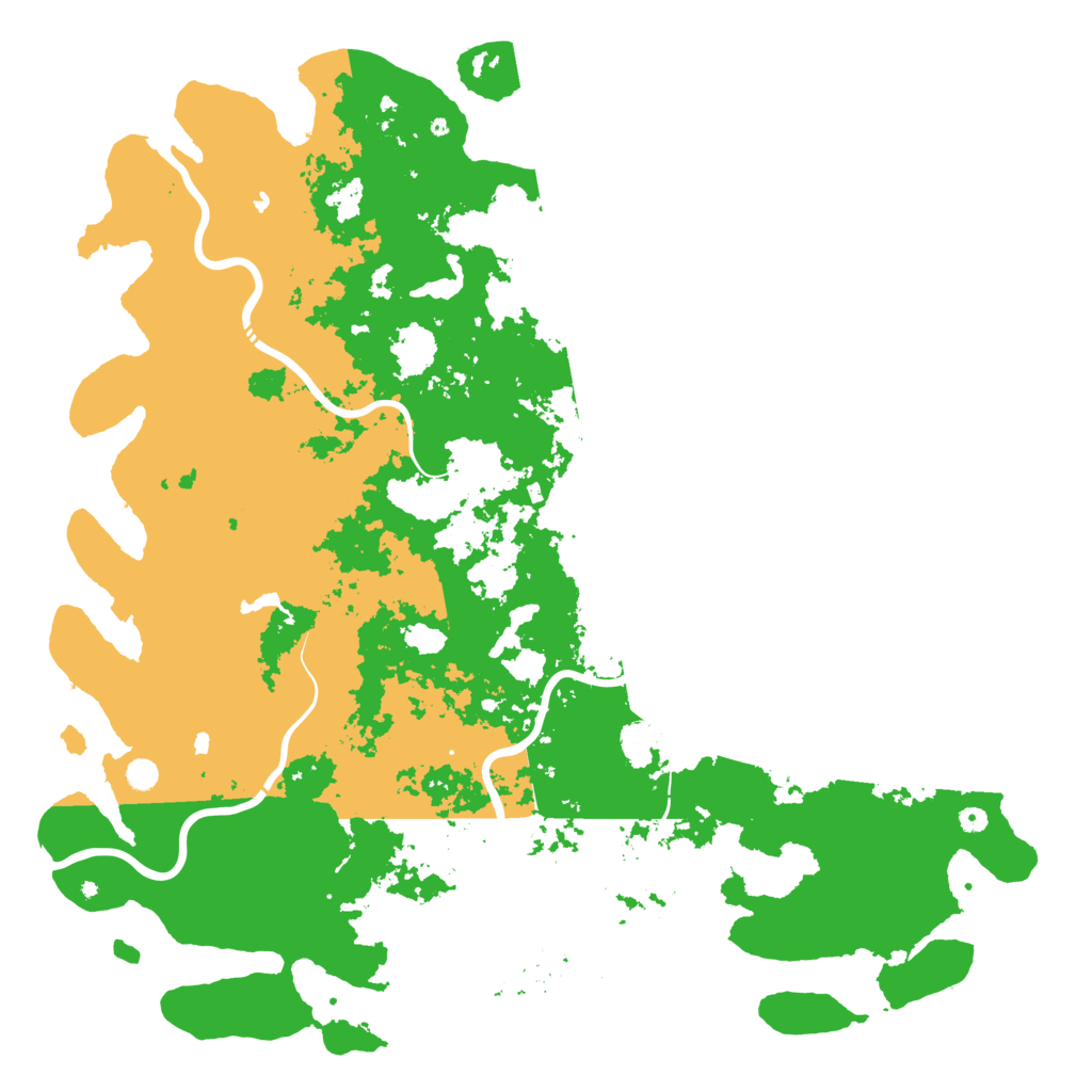 Biome Rust Map: Procedural Map, Size: 6000, Seed: 457577027