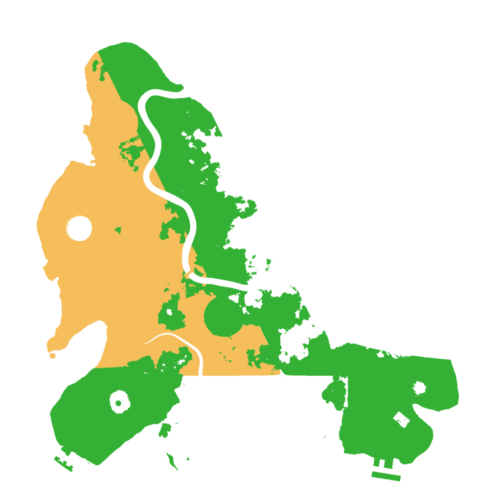 Biome Rust Map: Procedural Map, Size: 3500, Seed: 1405000481
