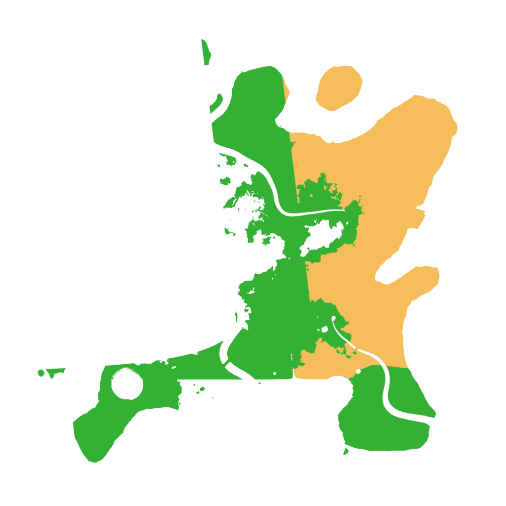 Biome Rust Map: Procedural Map, Size: 3000, Seed: 1745344745
