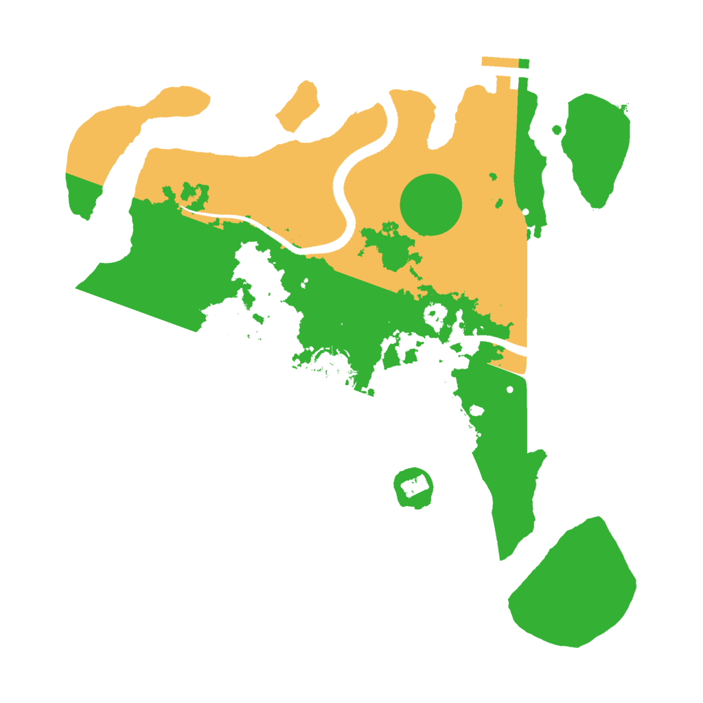 Biome Rust Map: Procedural Map, Size: 3000, Seed: 409907