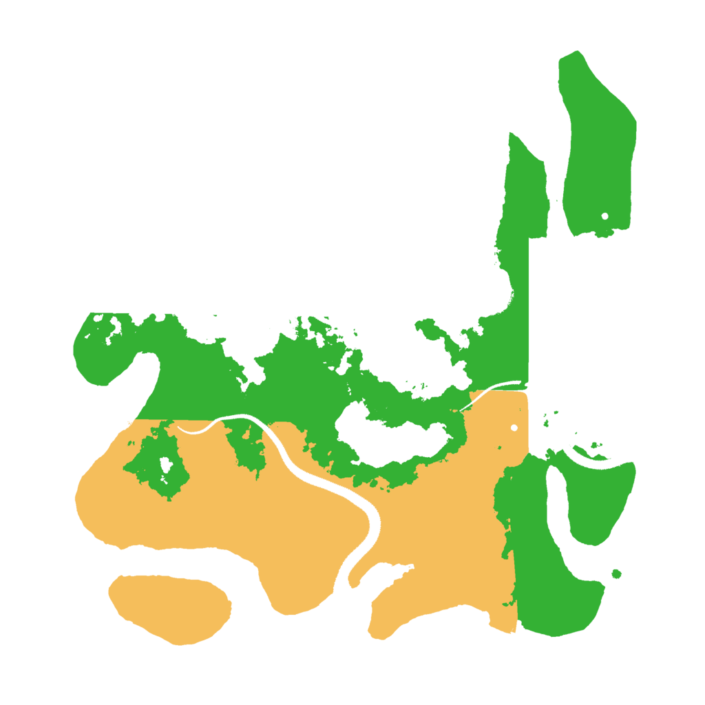 Biome Rust Map: Procedural Map, Size: 3000, Seed: 90917