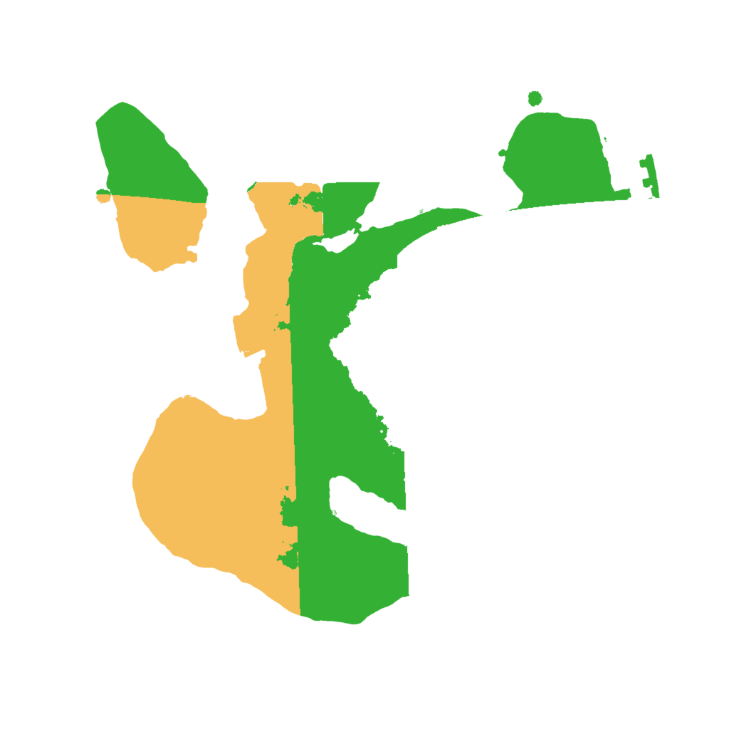 Biome Rust Map: Procedural Map, Size: 2000, Seed: 28413