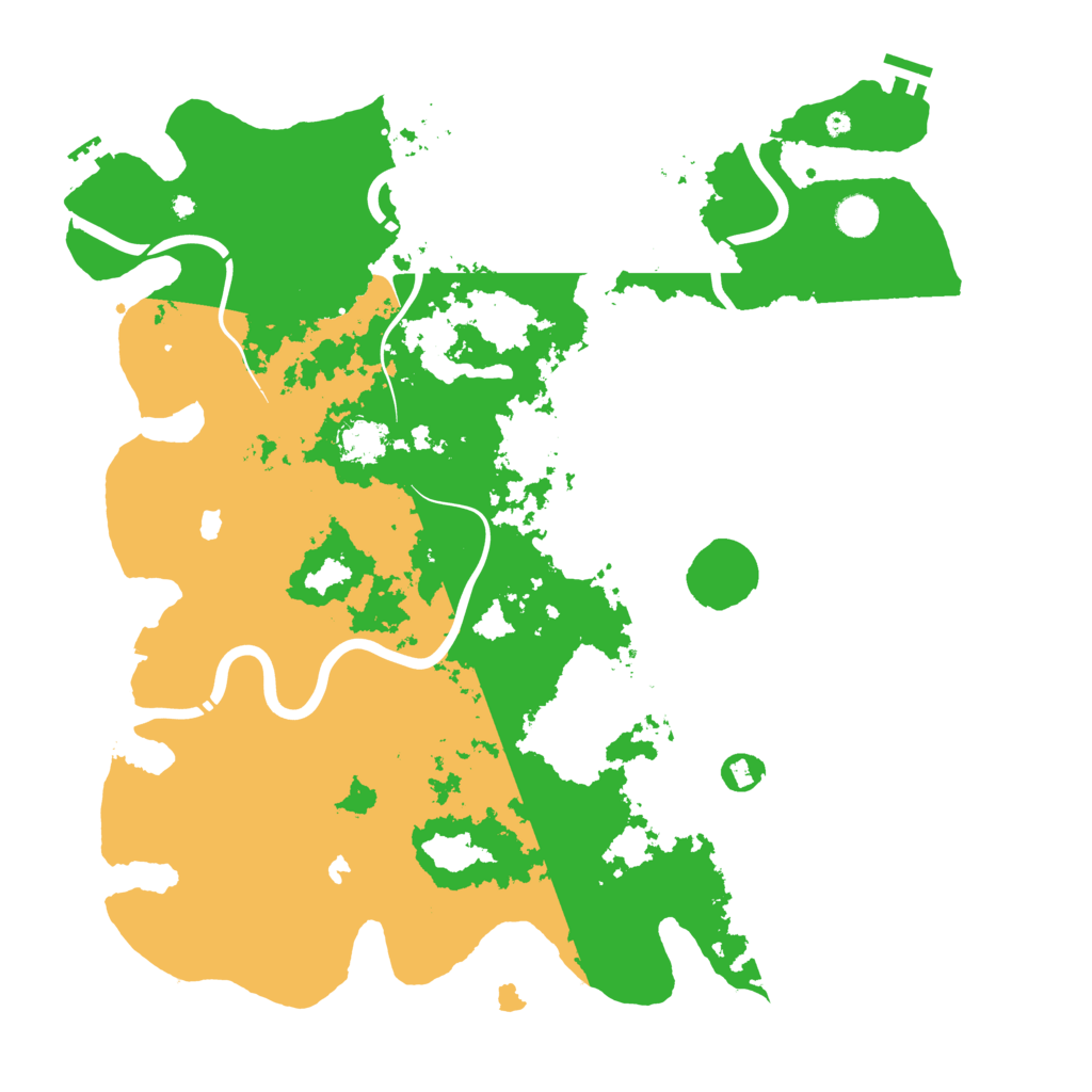 Biome Rust Map: Procedural Map, Size: 4500, Seed: 98498