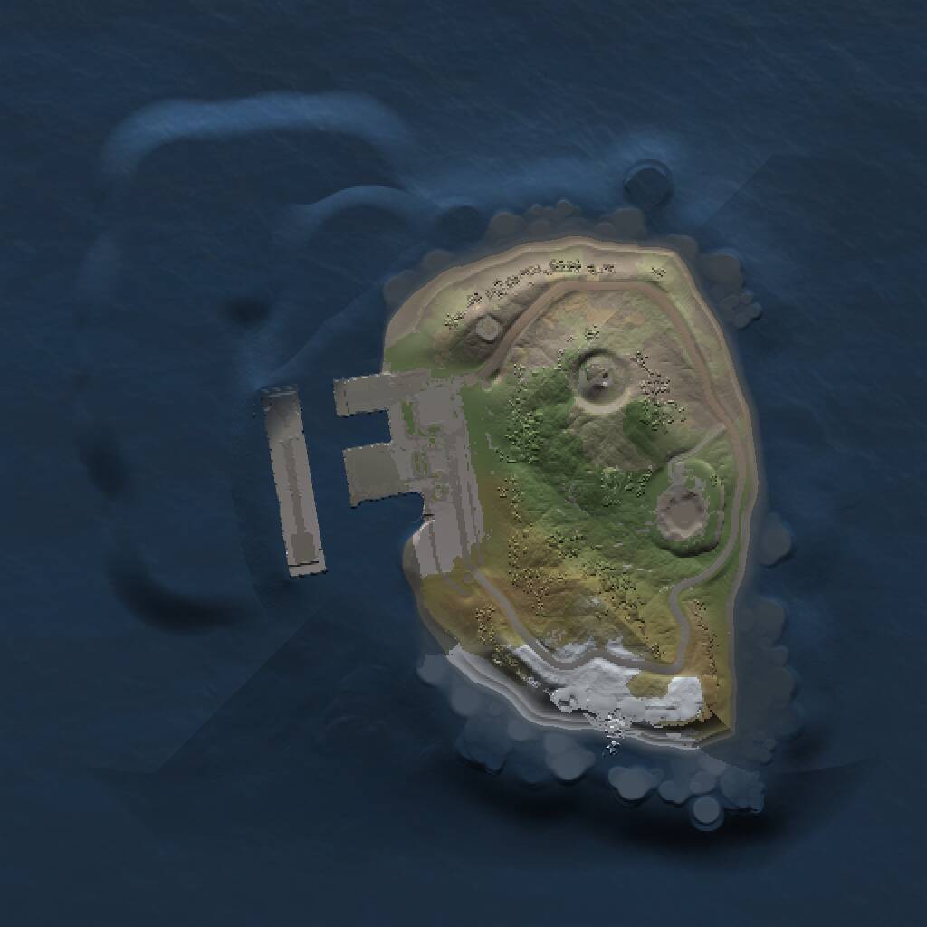 Rust Map: Procedural Map, Size: 1000, Seed: 997125783, 2 Monuments